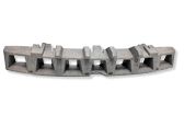 Front bumper foam support bar