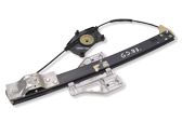 Rear window lifting mechanism without motor