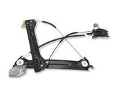Front door window regulator with motor
