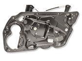Front window lifting mechanism without motor