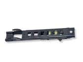 Seat belt adjustment rail