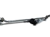Front wiper linkage and motor