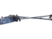 Front wiper linkage and motor
