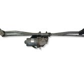 Front wiper linkage and motor