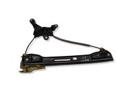 Rear window lifting mechanism without motor