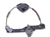 Rear door window regulator with motor