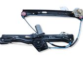 Rear door window regulator with motor