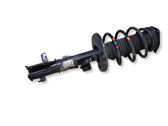 Front shock absorber with coil spring