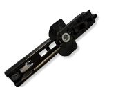 Seat belt adjustment rail