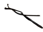 Front wiper blade arm