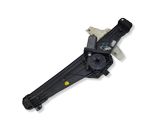 Rear door window regulator with motor