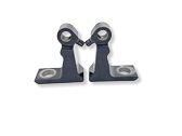 Front door hinge set