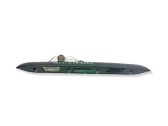 Trunk door license plate light bar