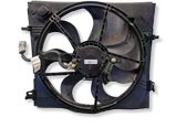 Radiator cooling fan shroud