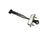 Front door check strap stopper
