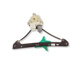 Rear door window regulator with motor