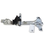 Rear door window regulator with motor