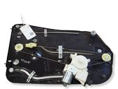 Rear door window regulator with motor
