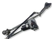 Front wiper linkage and motor