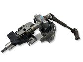 Steering wheel axle