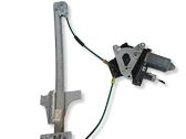 Rear door window regulator with motor