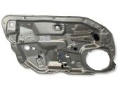 Front window lifting mechanism without motor