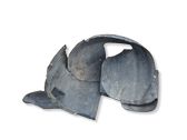 Front wheel arch liner splash guards