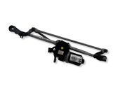 Front wiper linkage and motor