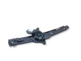 Rear door window regulator with motor