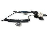 Rear door window regulator with motor