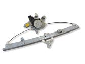 Rear window lifting mechanism without motor