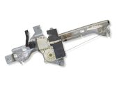 Rear door window regulator with motor