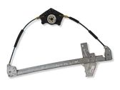 Front window lifting mechanism without motor
