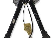Rear window lifting mechanism without motor