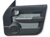 Front door card panel trim