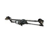 Front wiper linkage and motor