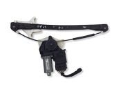 Rear door window regulator with motor