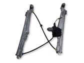 Front door window regulator with motor