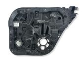 Rear window lifting mechanism without motor