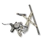 Rear door window regulator with motor