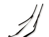 Headlight wiper arm set