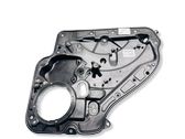 Rear window lifting mechanism without motor