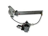 Rear door window regulator with motor