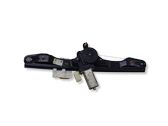 Rear door window regulator with motor