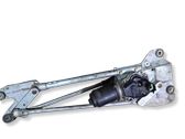Front wiper linkage and motor
