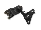 Sliding door upper roller guide/hinge