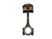 Piston with connecting rod
