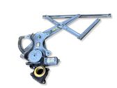 Rear door window regulator with motor
