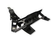 Rear seat rail trim cover