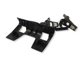 Rear seat rail trim cover